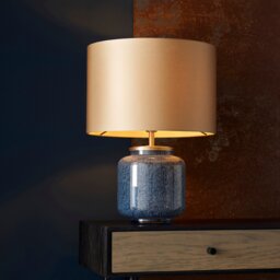 Cobalt Glass Table Lamp - thumbnail 2