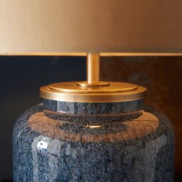 Cobalt Glass Table Lamp - thumbnail 4