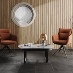 Belfast Dining Chair - Terracotta - thumbnail 2