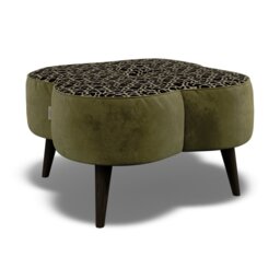 Orla Kiely Daisy Large Footstool House Plain and Pattern Fabric - thumbnail 5