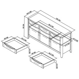 Cambridge Wide Sideboard - thumbnail 5