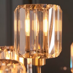 Berenice 9 Light Tiered Pendant - Antique Brass - thumbnail 6