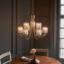 Berenice 9 Light Tiered Pendant - Antique Brass - thumbnail 3
