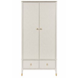 Diana 2 Door Wardrobe - Stone