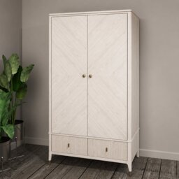 Diana 2 Door Wardrobe - Stone - thumbnail 2