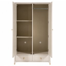 Diana 2 Door Wardrobe - Stone - thumbnail 3