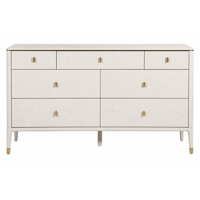 Diana 7 Drawer Dresser - Stone - image 1