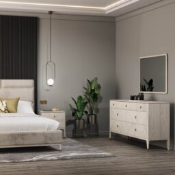 Diana 7 Drawer Dresser - Stone - thumbnail 3