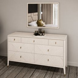 Diana 7 Drawer Dresser - Stone - thumbnail 2