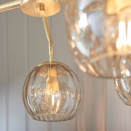 Dimple 5 Light Ceiling Light - Gold - thumbnail 5