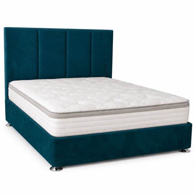Soave 1500 Pocket 2 Drawer Divan Set with Headboard 90 x 190cm (Single) - image 1