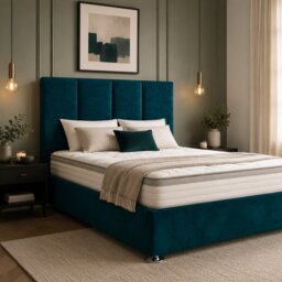 Soave 1500 Pocket 2 Drawer Divan Set with Headboard 90 x 190cm (Single) - thumbnail 2