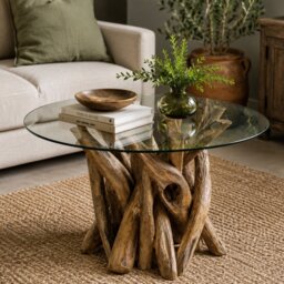 Leila Round Coffee Table - thumbnail 2