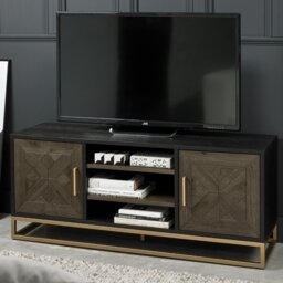 Iris Fumed Oak Entertainment Unit - thumbnail 2