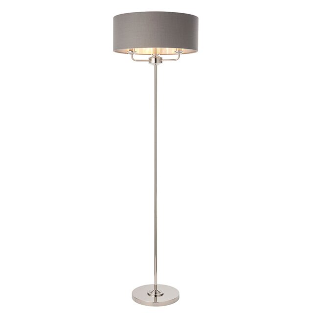 Highclere Floor Lamp - Charcoal - image 1