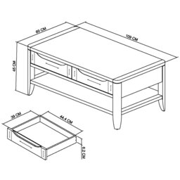 Cambridge Coffee Table - thumbnail 5