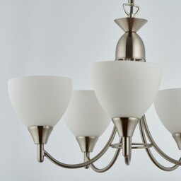 Satin Chrome 5 Light Fitting - thumbnail 2
