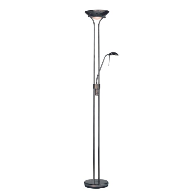 Rome Floor Lamp - Black Chrome - image 1