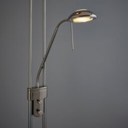 Rome Floor Lamp - Black Chrome - thumbnail 4