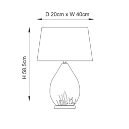 Kew 1 Light Table Lamp - thumbnail 5