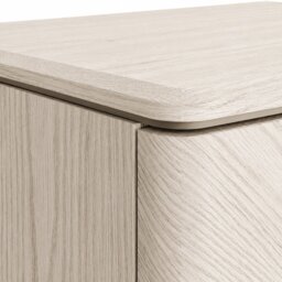 Diana 2 Drawer Bedside Table - Stone - thumbnail 3