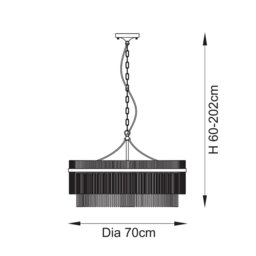 Marietta 7 Light Grand Pendant - thumbnail 6