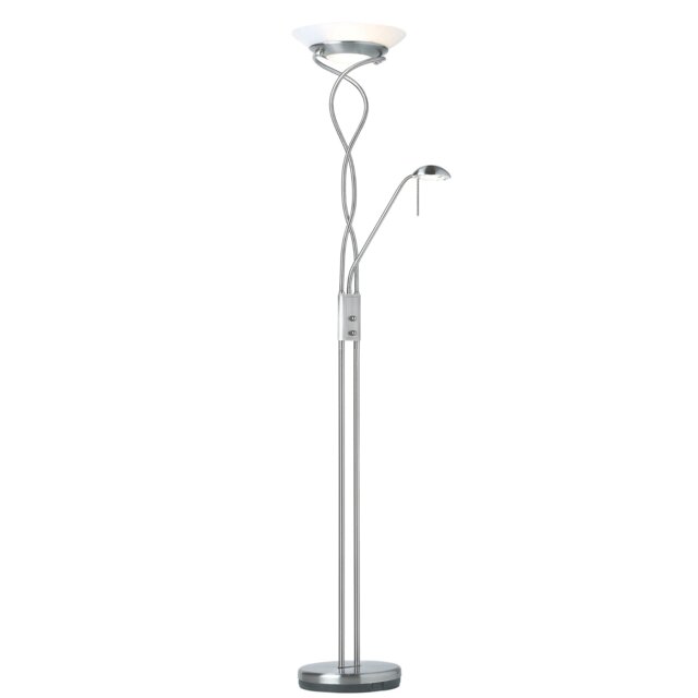 Monaco Floor Lamp - Satin Chrome - image 1