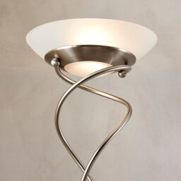 Monaco Floor Lamp - Satin Chrome - thumbnail 3