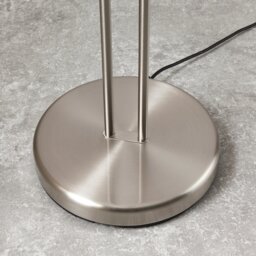Monaco Floor Lamp - Satin Chrome - thumbnail 5