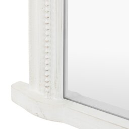 Shoreline Over Mantle Mirror - White - thumbnail 3