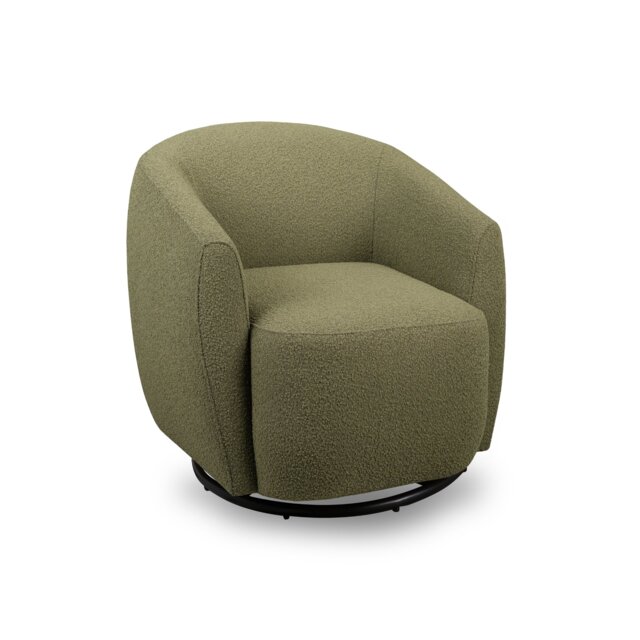 Gela Swivel Armchair Fabric Group 2 - image 1