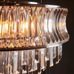 Bright Nickel 9 Light Pendant - thumbnail 6