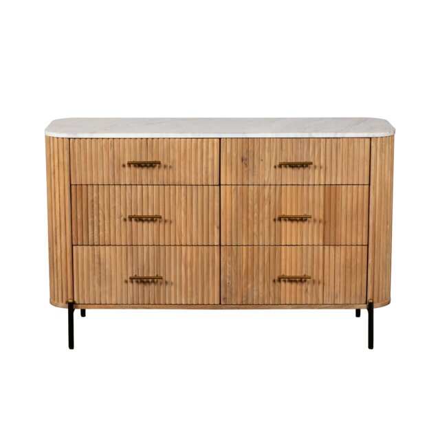 Cookes Collection Rhys 6 Drawer Wide Chest - image 1