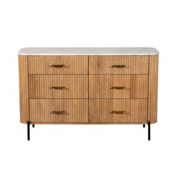 Cookes Collection Rhys 6 Drawer Wide Chest - thumbnail 1