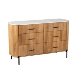 Cookes Collection Rhys 6 Drawer Wide Chest - thumbnail 2
