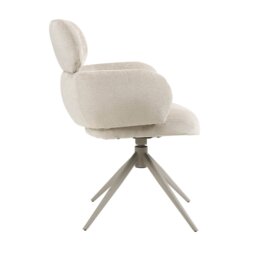 Alaric Dining Table & 6 Beige Chairs - thumbnail 6