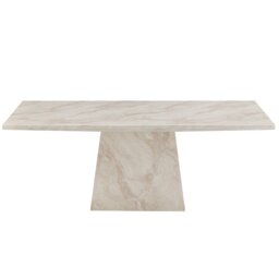 Alaric Dining Table & 6 Beige Chairs - thumbnail 4