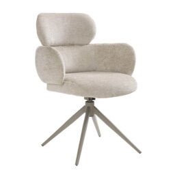 Alaric Dining Table & 6 Beige Chairs - thumbnail 5
