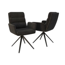 Helsinki Dining Chair - Charcoal - thumbnail 2