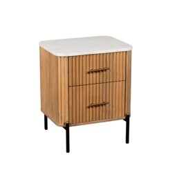 Cookes Collection Rhys 2 Drawer Bedside - thumbnail 2