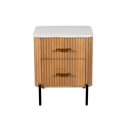 Cookes Collection Rhys 2 Drawer Bedside - thumbnail 1