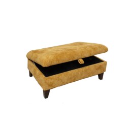 Penny Legged Ottoman Footstool