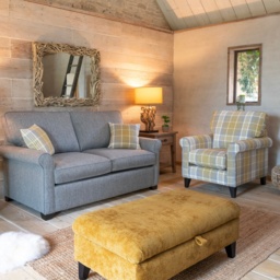 Penny Legged Ottoman Footstool - thumbnail 4