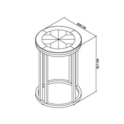 Melbourne Side Table - thumbnail 6