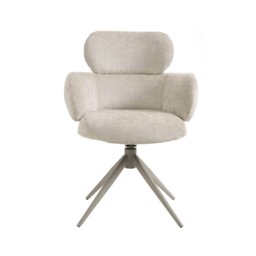 Alaric Dining Chair - Beige - thumbnail 3