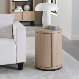 Valletta Round Lamp Table - thumbnail 4