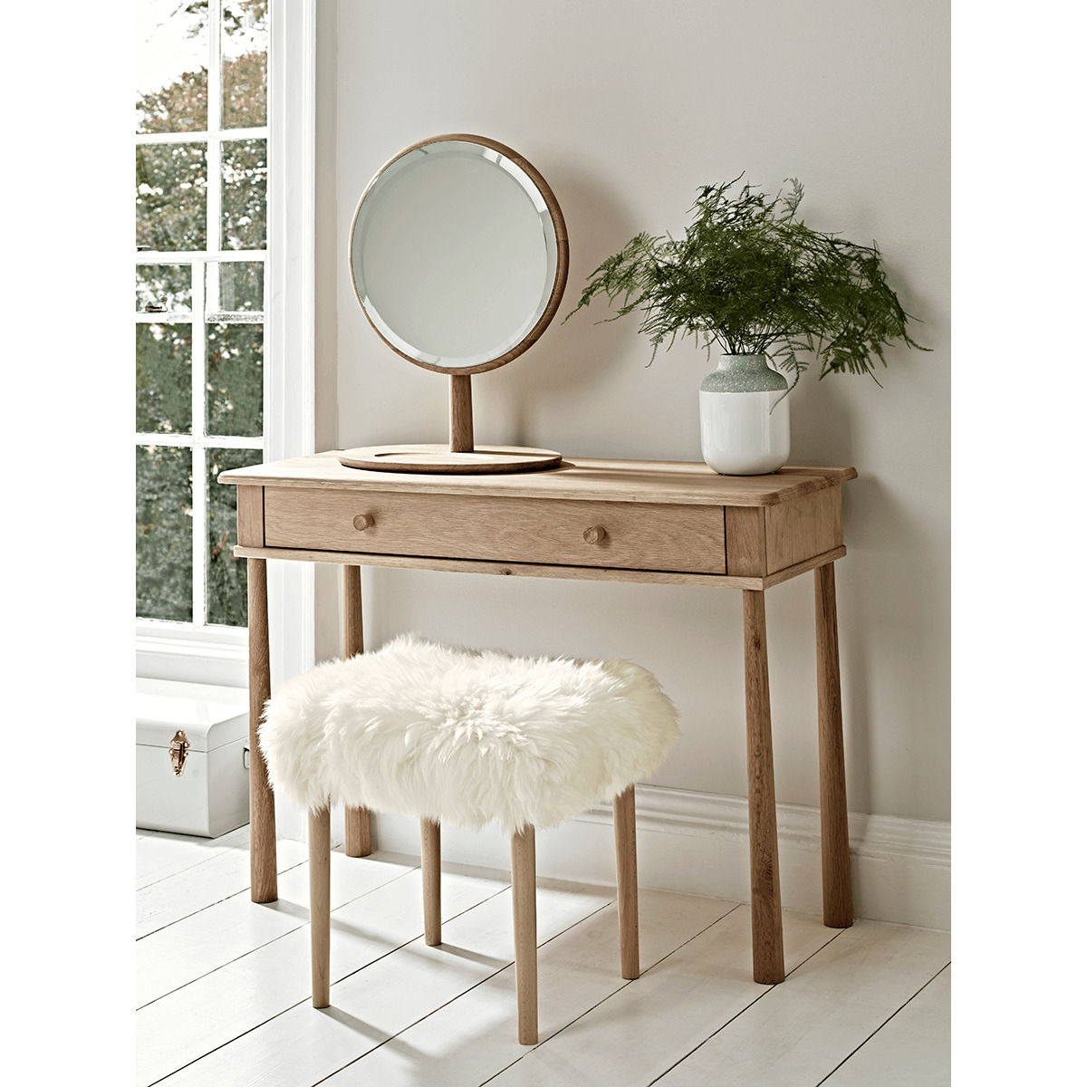 Bergen Oak Dressing Table - Natural - image 1