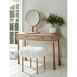 Bergen Oak Dressing Table Mirror - thumbnail 2