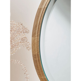 Bergen Oak Dressing Table Mirror - thumbnail 3