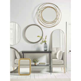 Slim Frame Oval Mirror - Soft Gold - thumbnail 2